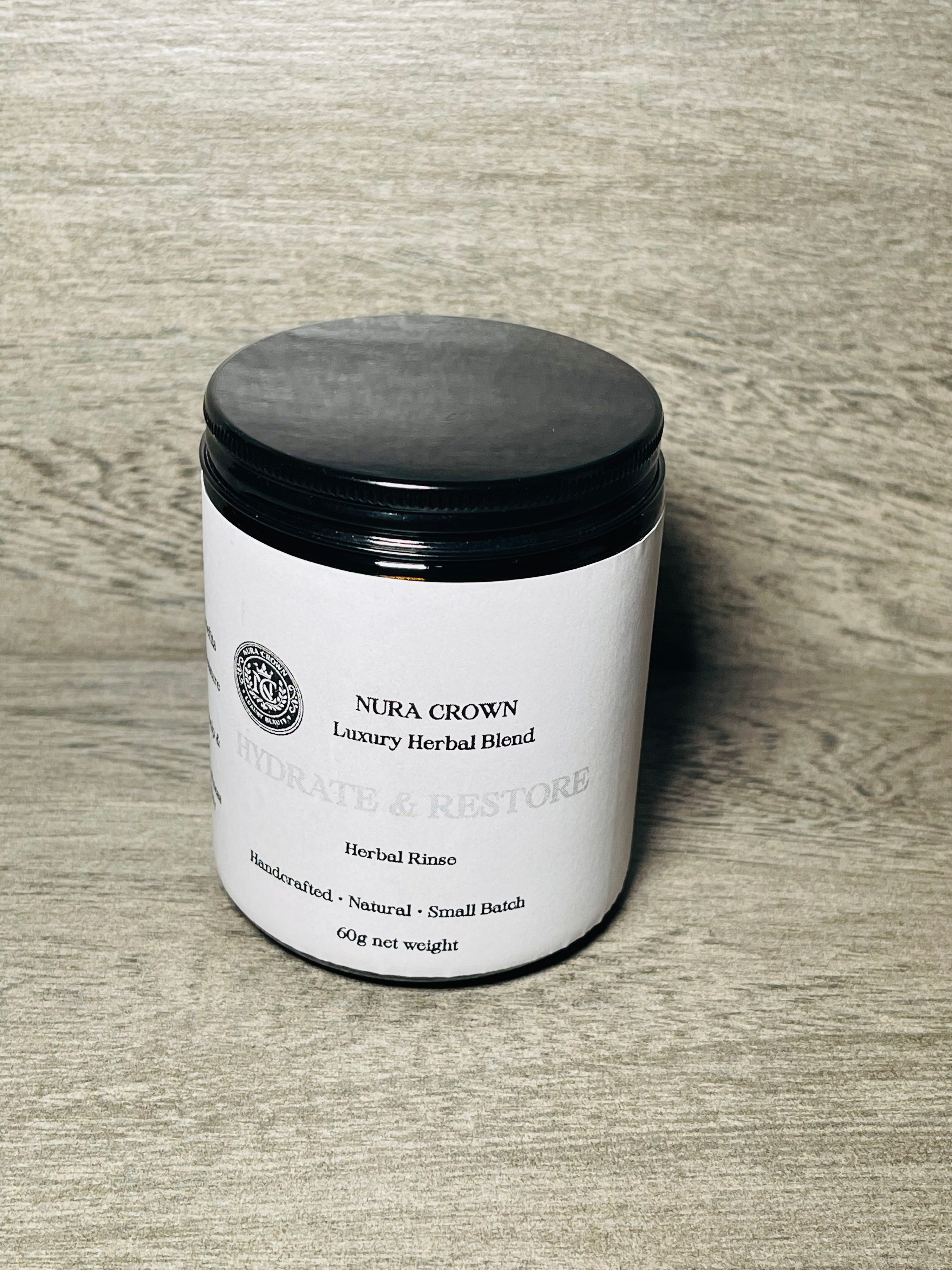 Hydrate and Restore herbal hair rinse for locs curls coils and dry scalp
